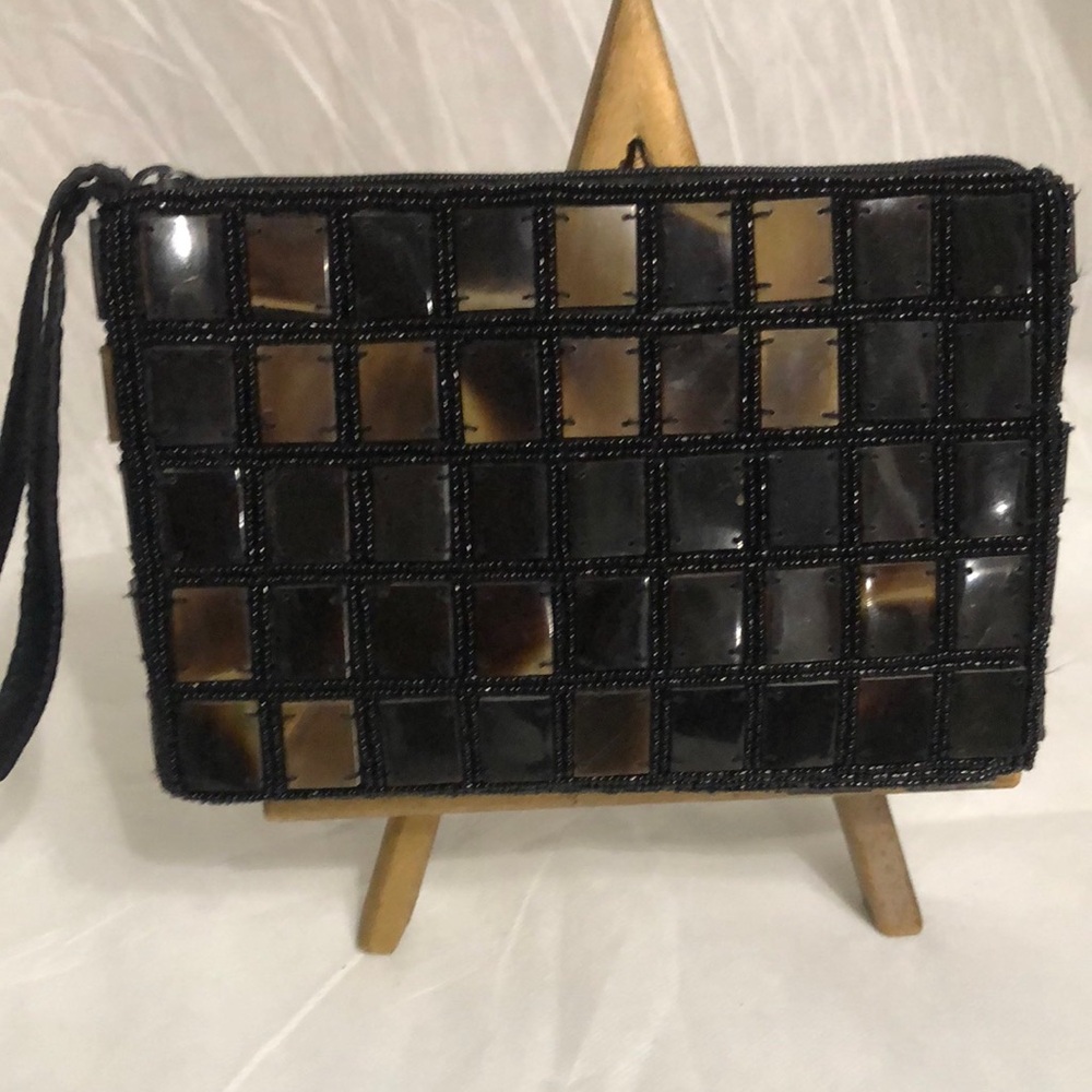 Mosaic Wristlet Clutch